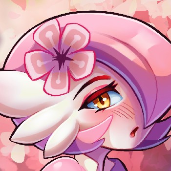 A cherry gardevoir's face