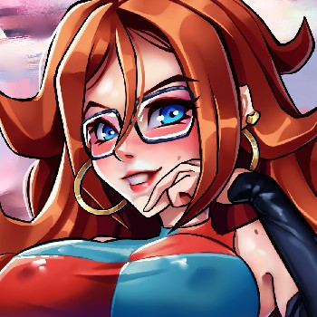 Android 21 bitting her own lip
